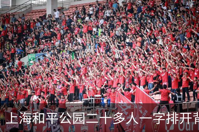 上海和平公园二十多人一字排开背对太阳，园长：搞得心力交瘁